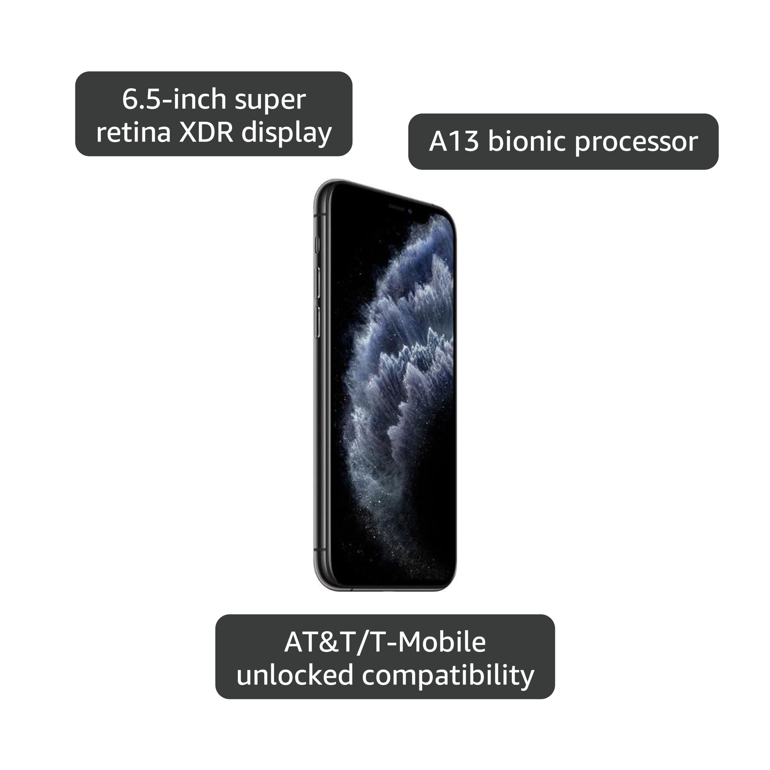 Amazon.com: Apple iPhone 11 Pro Max (256GB, Space Gray) - AT&T/T