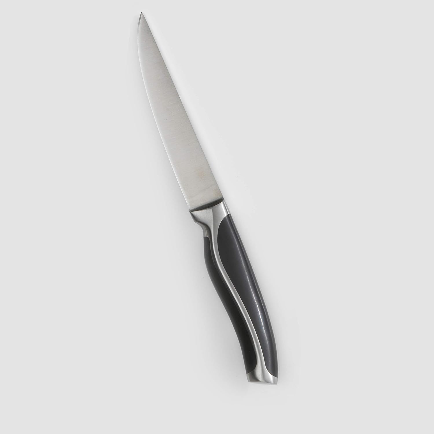 venu Steak Knife, 9", w/o Sawtooth, Black POM Handle, 12