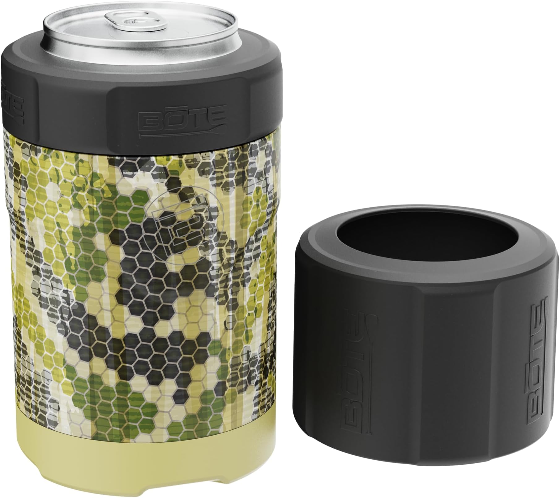 BOTE MagnePod Drinkware MAGNEChill Can Cooler Shorty Size Adaptable Switch Ring Keeps Beer Soda Cold Can Insulated Attach Magnetically to Compatible SUPs Kayaks Floats 12 oz Multiple Colors
