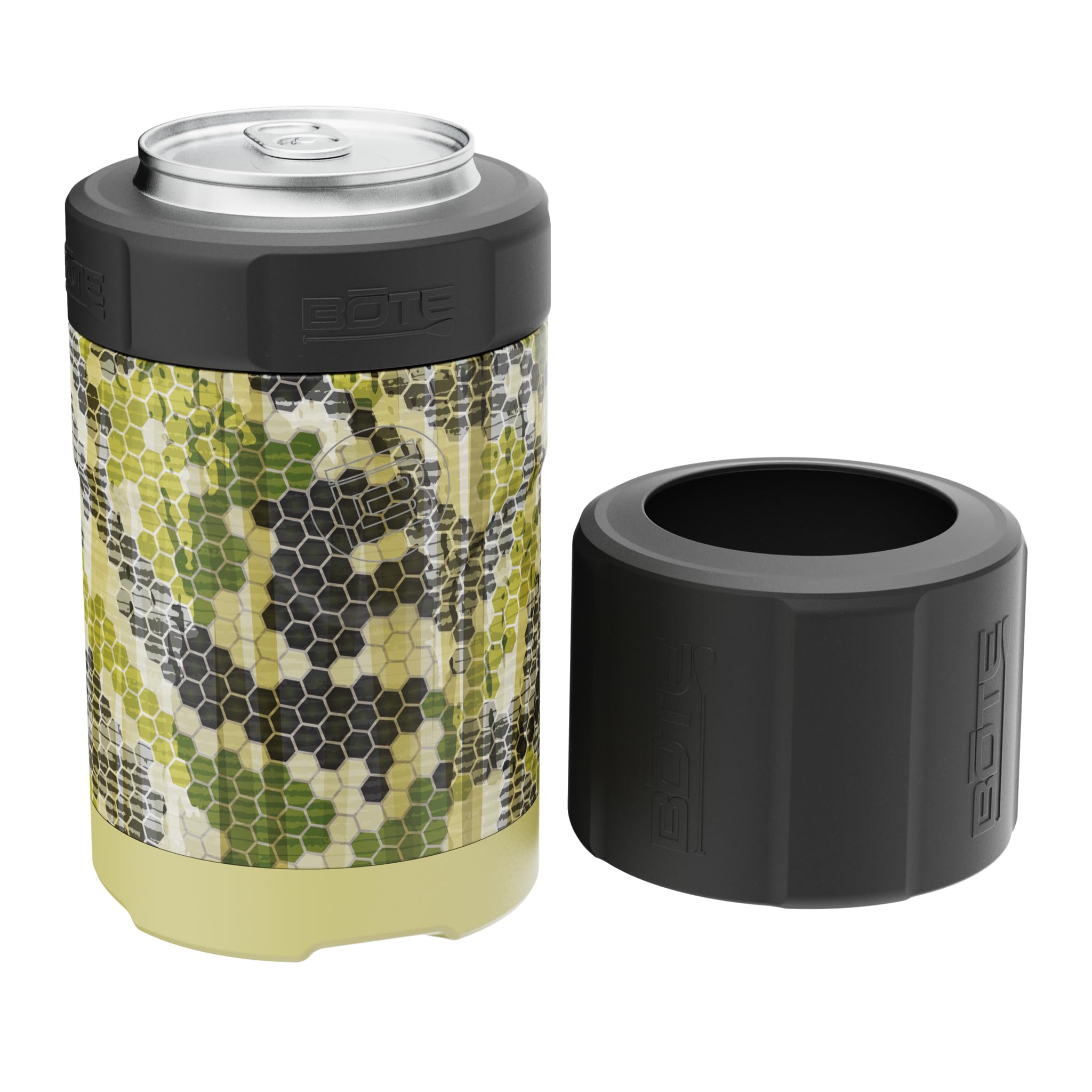 BOTE MagnePod Drinkware MAGNEChill Can Cooler Shorty Size Adaptable Switch Ring Keeps Beer Soda Cold Can Insulated Attach Magnetically to Compatible SUPs Kayaks Floats 12 oz Multiple Colors
