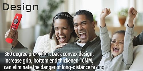 Miniatura 6 de Funda de silicona para Fire TV Stick 2023 4K Max 2Fir TV Omni SeriesFireTV 4-Series Remote, ToshibaInsignia FirTV con cordón (azul medianoche)