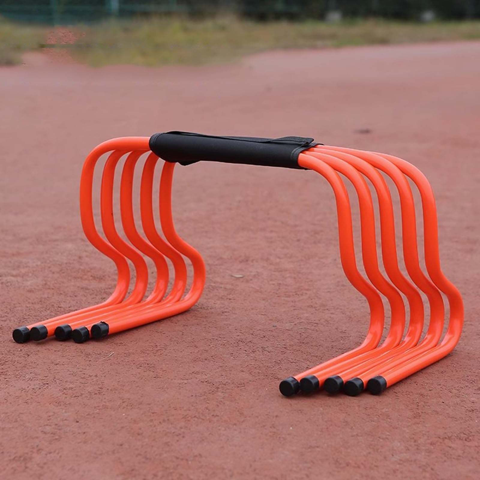 Conjunto de Vallas de Entrenamiento de Agilidad para niños y Atletas, Equipo de Velocidad portátil con asa de Transporte para facilitar su traslado y Uso Multifuncional.