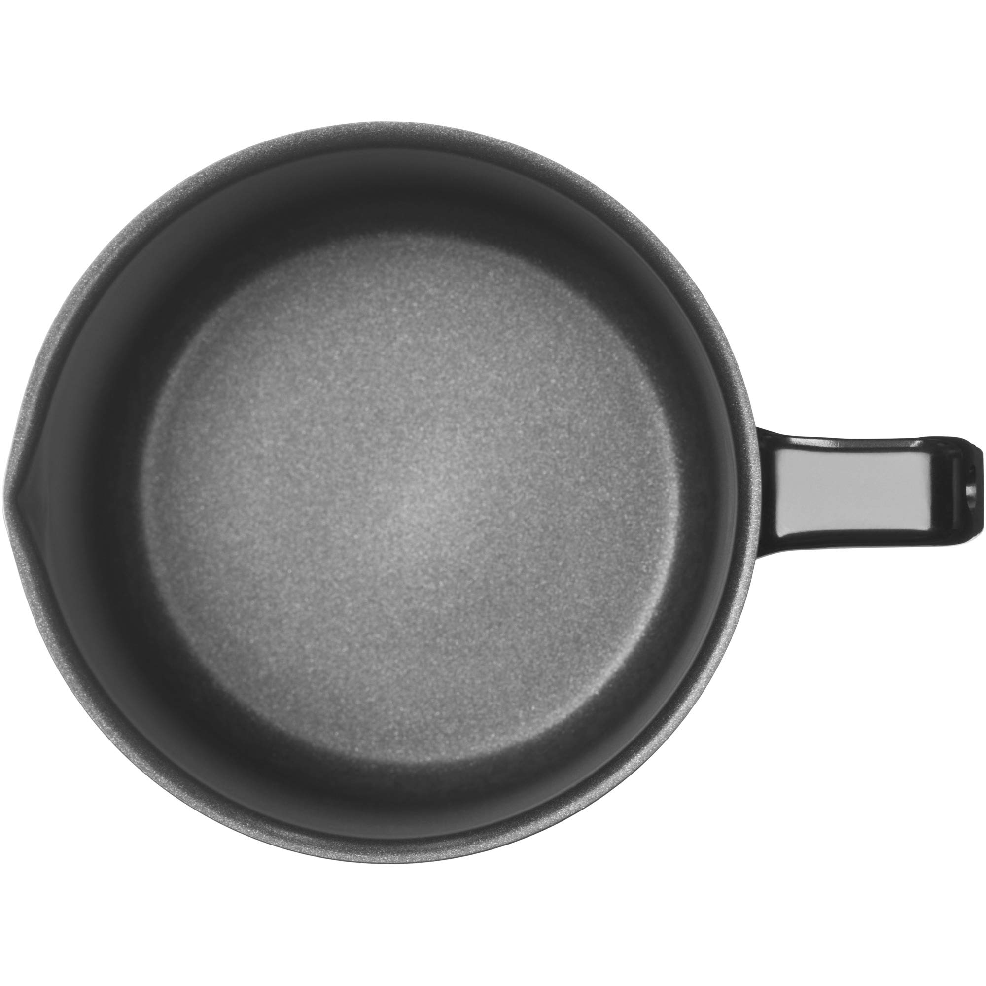 WMF 797819041 garnek na mleko Ø 14 cm ok.l krawędź do nalewania Cromargan stal nierdzewna szczotkowana nadaje się do wszystkich kuchenek, w tym indukcyjnych, nadaje się do mycia w zmywarce, srebrny