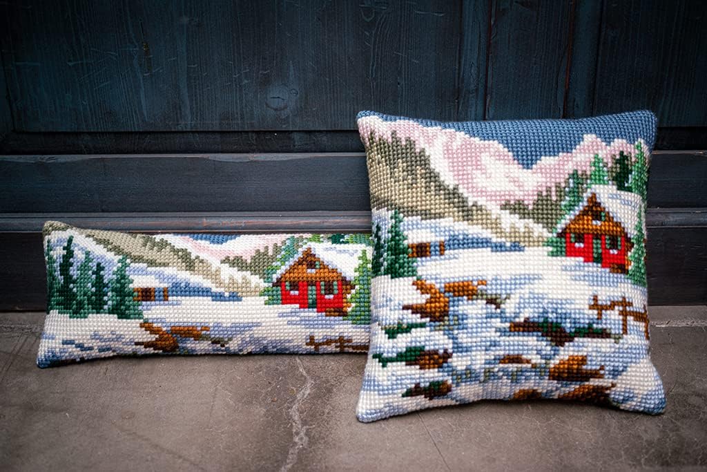 Vervaco Counted Cross Stitch SCE, 40x40cm, Winter Scenery