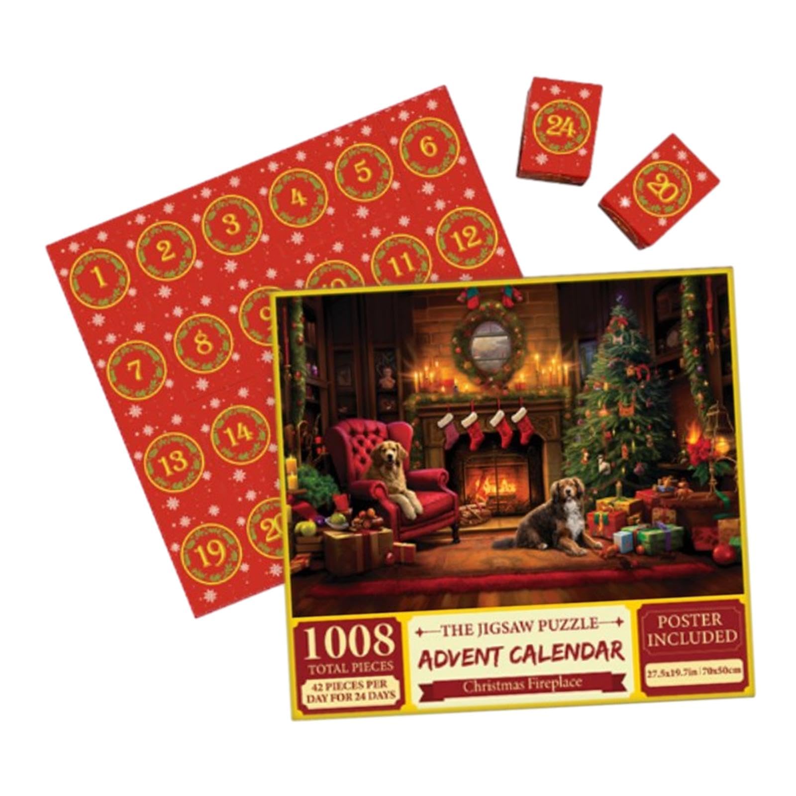 CLUB BOLLYWOOD® Merry Christmas Jigsaw Puzzle Unique Gift Holiday Jigsaw Puzzle Set for Kids Xmas Scene Dogs| Christmas & Winter | Advent Calendars|1 Set Christmas Jigsaw Puzzles (B0D9QLQKL2) Amazon Price History, Amazon Price Tracker