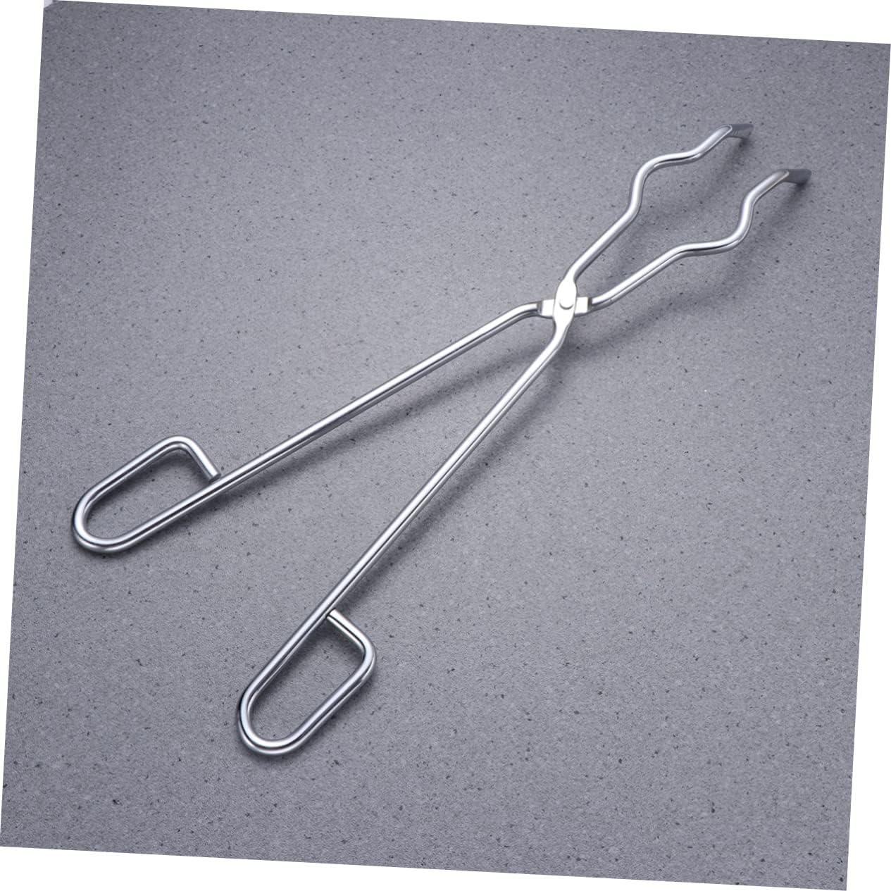 Melting Crucible Tongs Crucibile Flask Tongs Steel Crucible Beaker 6kg Stainless Steel Lab Foundry Smelting Furnace Kit Mini Utensils