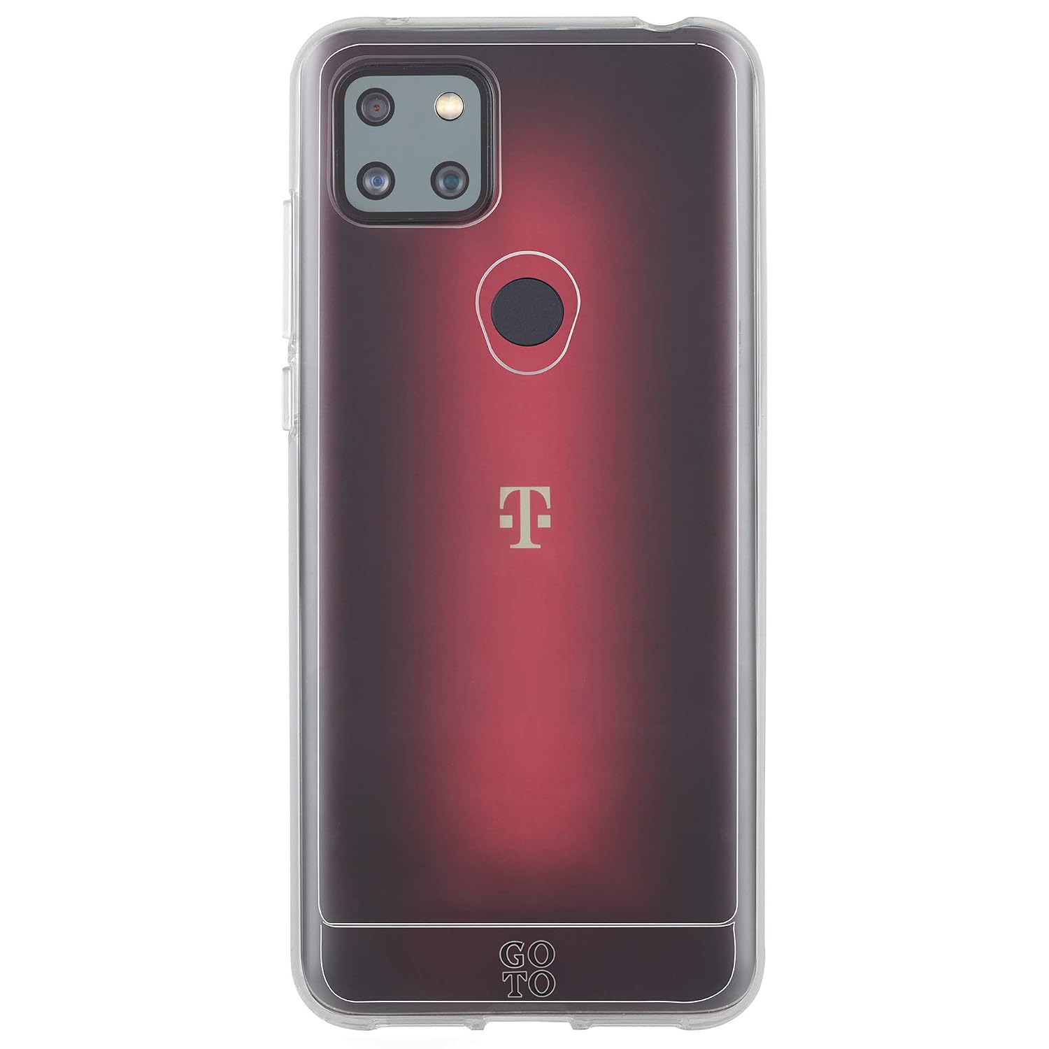 GoTo Phone Case for T-Mobile REVVL 5G, Define Case Clear, with Drop Protection and Slim Design