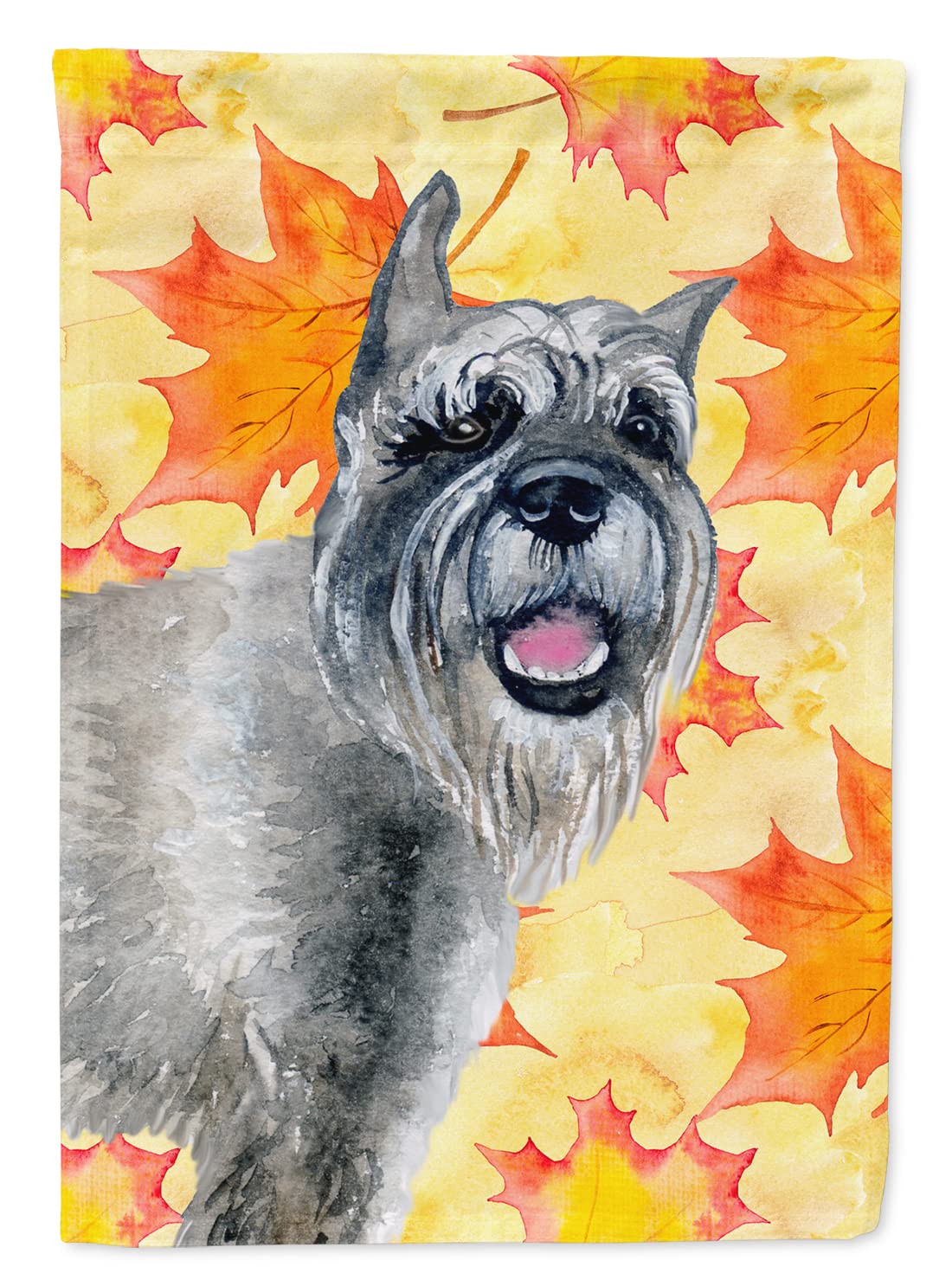 Ornement de maison Schnauzer d'automne en toile de qualité supérieure