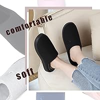 Vista 7 de Pantuflas de espuma viscoelástica para mujer y hombre.