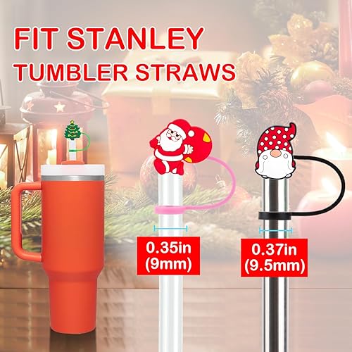 Miniatura 8 de Tapas de popote de lactancia, 12 unidades para taza Stanley de 30 y 40 onzas, vaso, botella de agua, popote de silicona para popotes reutilizables