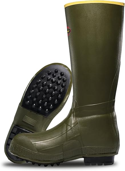 LaCrosse Burly 18 inch Waterproof Work Boots with Insulating Wool Felt