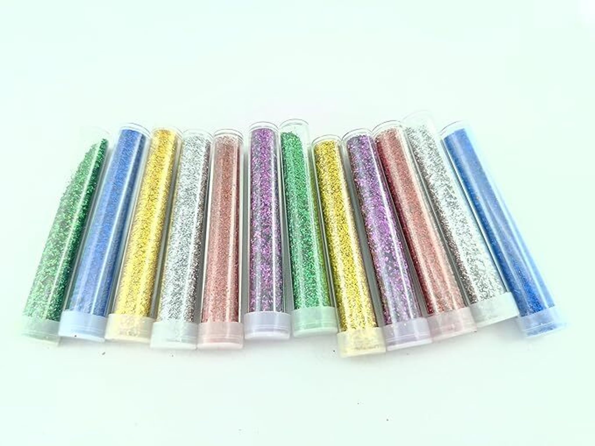 Eclet Set of 24 Ultrafine Glitter & Sequin Collection – 24 Vibrant Colors for Art, Craft & DIY Decoration-image-23