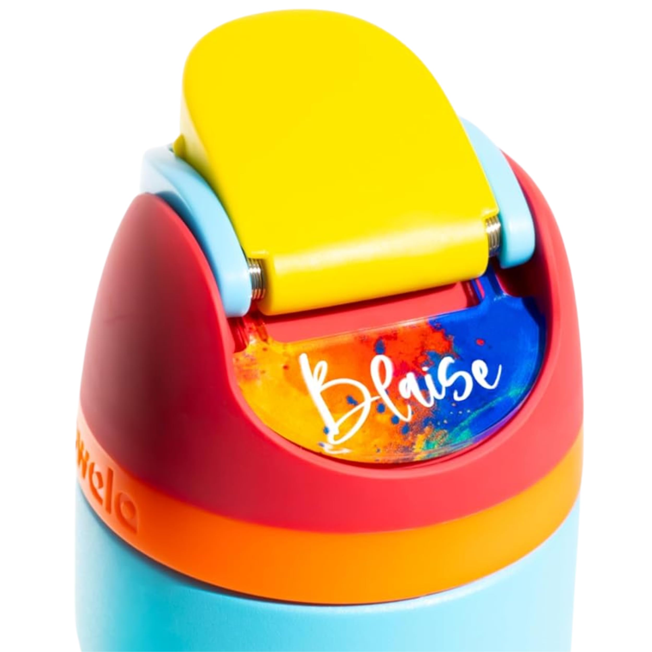 Personalized Name Plate for Owala Water Bottle 24oz 32oz 40oz | 20 Color Options, 12 Font Options | Custom Owala Name Plate Topper, Owala Water Bottle Accessories