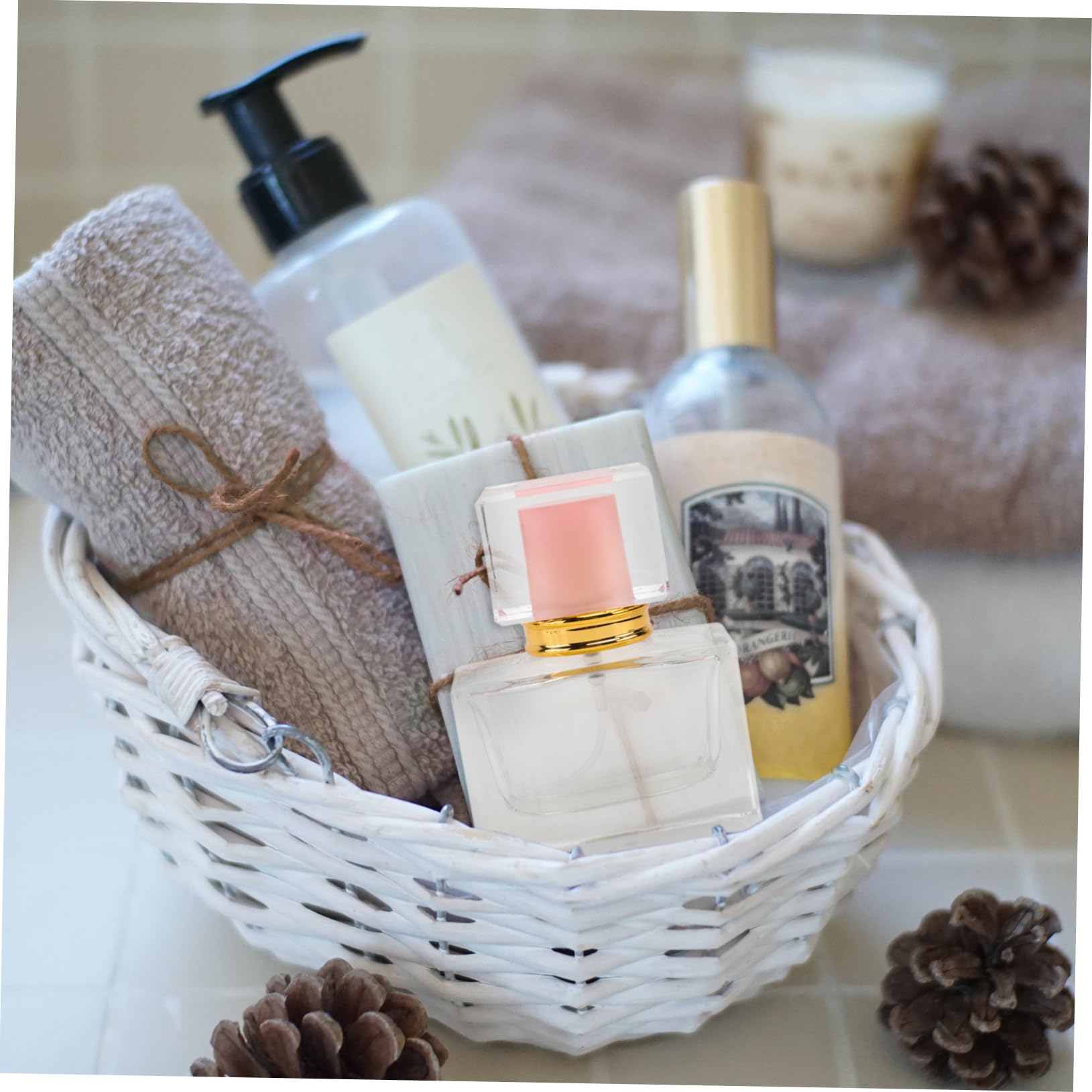 Amazon.co.jp: WOFASHPURET 3個香水ボトル 製 ィル可能 デリケートな