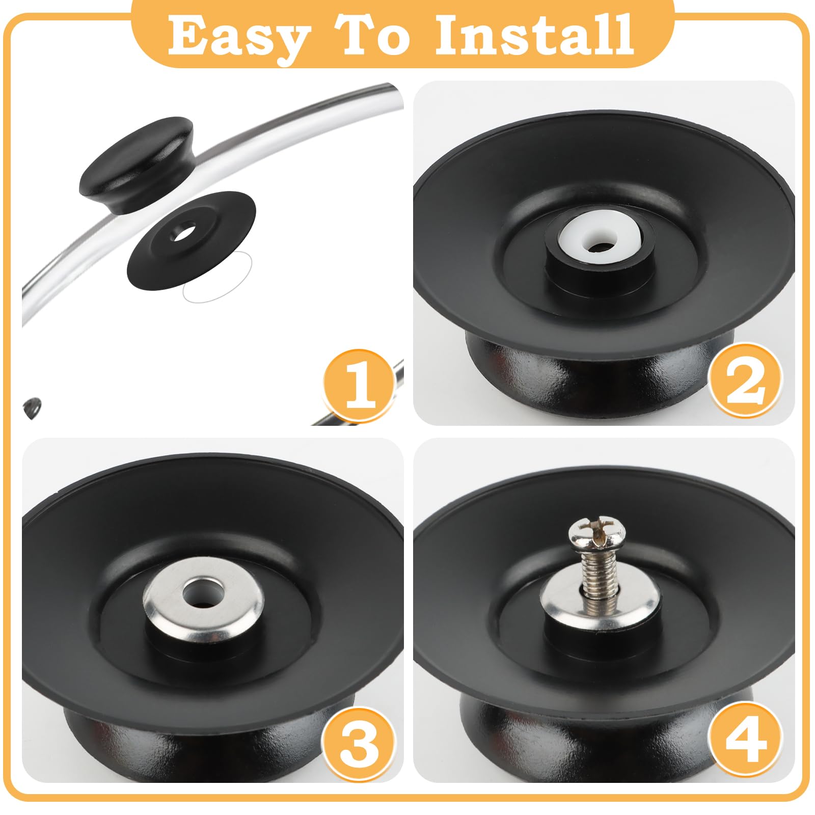 Topfdeckel Griff Aus Edelstahl - Hitzebeständiger Ersatzgriff Für Kochtöpfe