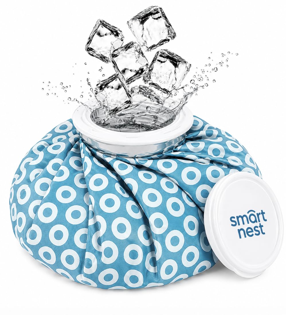 Hot Cold Gel Ice Pack for Pain Relief | Reusable Cold & Hot Therapy Pack for Knee, Shoulder, Back, Ankle & Sports Injury | Leakproof Flexible Compress Bag (9 Inch)-image-40