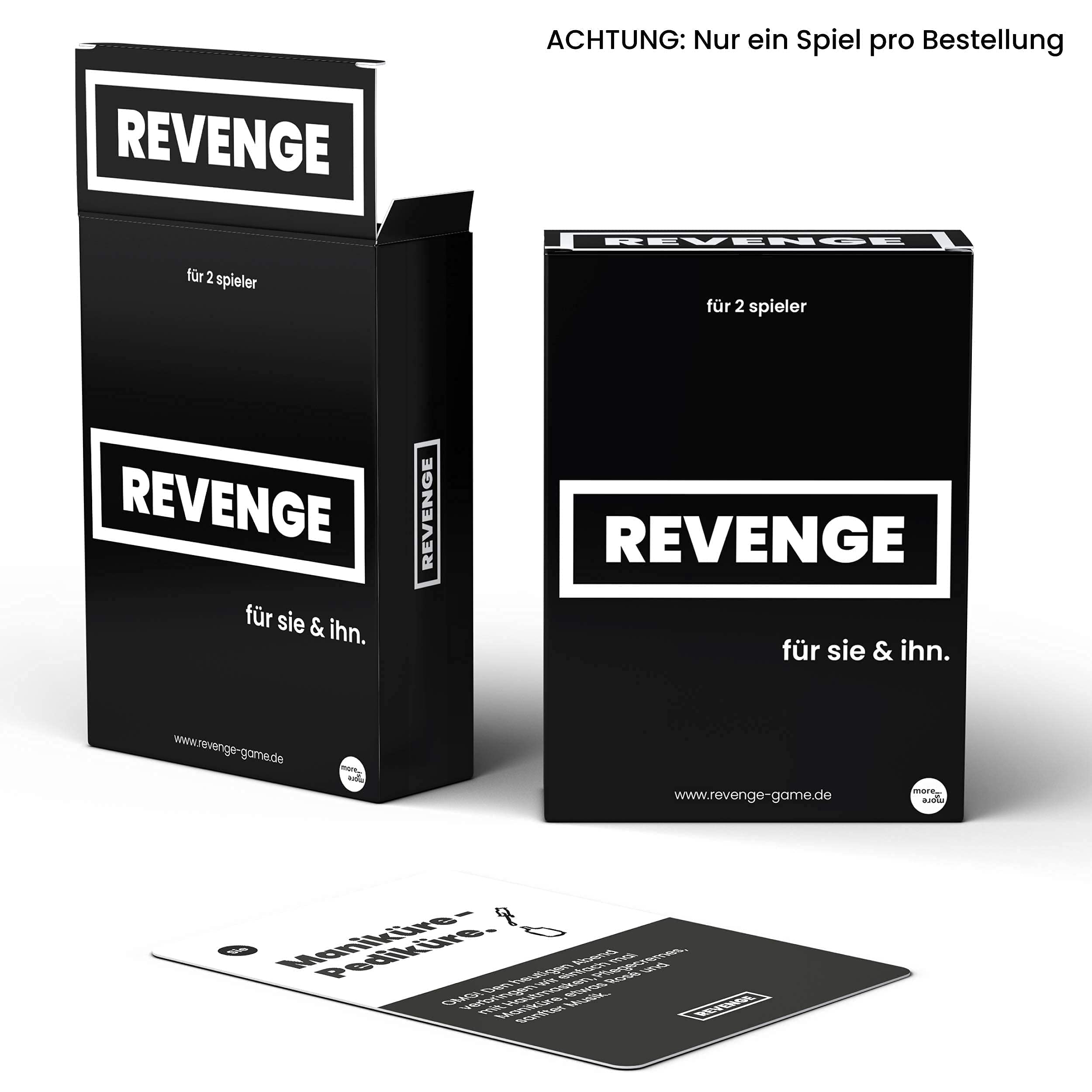 Revenge - das Kartenspiel für Paare - das Kartenspiel, um den Alltag auf EIN neues Level zu bringen - Kartenspiel - Witziges Spiel