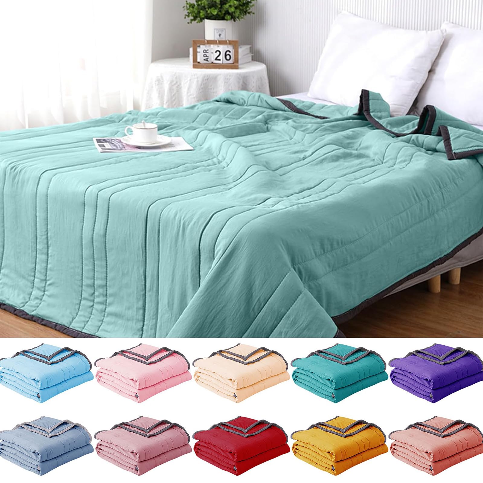 Cool Summer Blanket for Hot Sleeper,Comfortable Cooling Blanket For Night Sweats,Soft Lightweight Cooling Blankets for Summer,Spring Throw Blankets for Bed,Sofa,Couch,Home Decor Easter Gifts