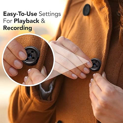 Miniatura 2 de HOEUJIA Cámara oculta DIY Mini cámara espía portátil e inalámbrica 1080P HD con detección de movimiento, cámaras de seguridad para el hogar,