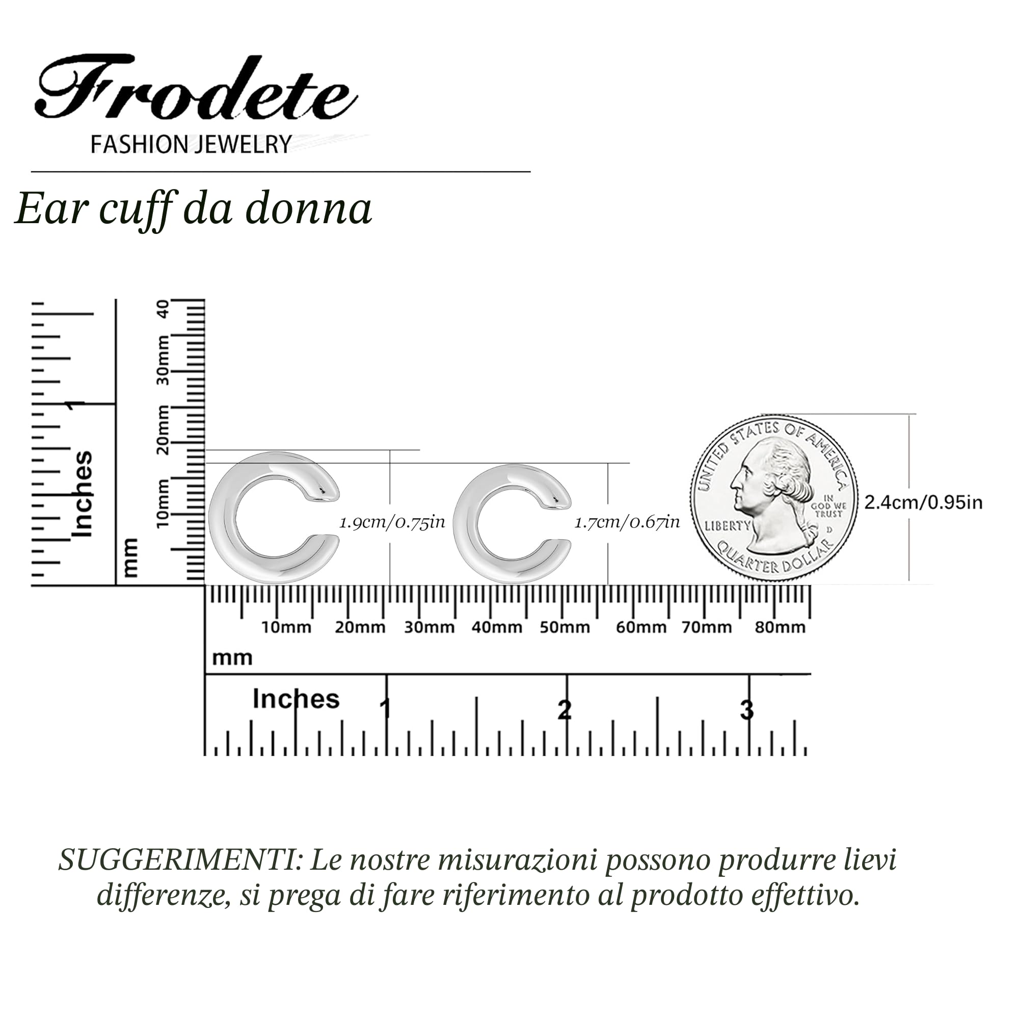 Orecchini da donna non piercing regolabili a clip per orecchio aperto polsino elica avvolgente gioielli regalo per donne ragazze