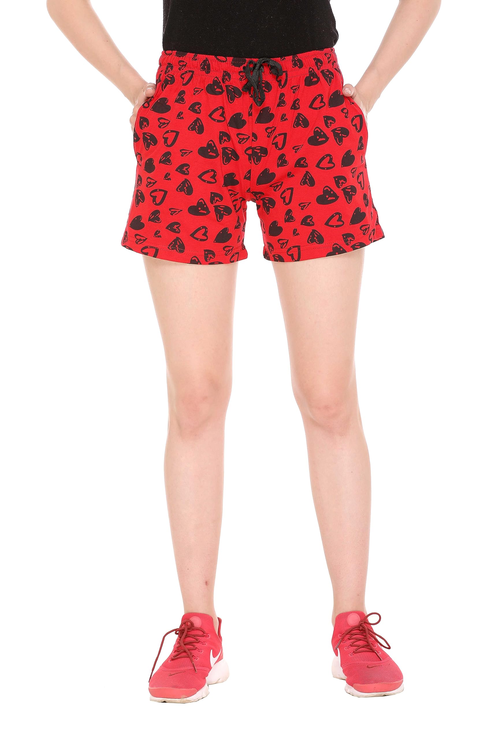 Women's Cotton Printed Lounge Shorts