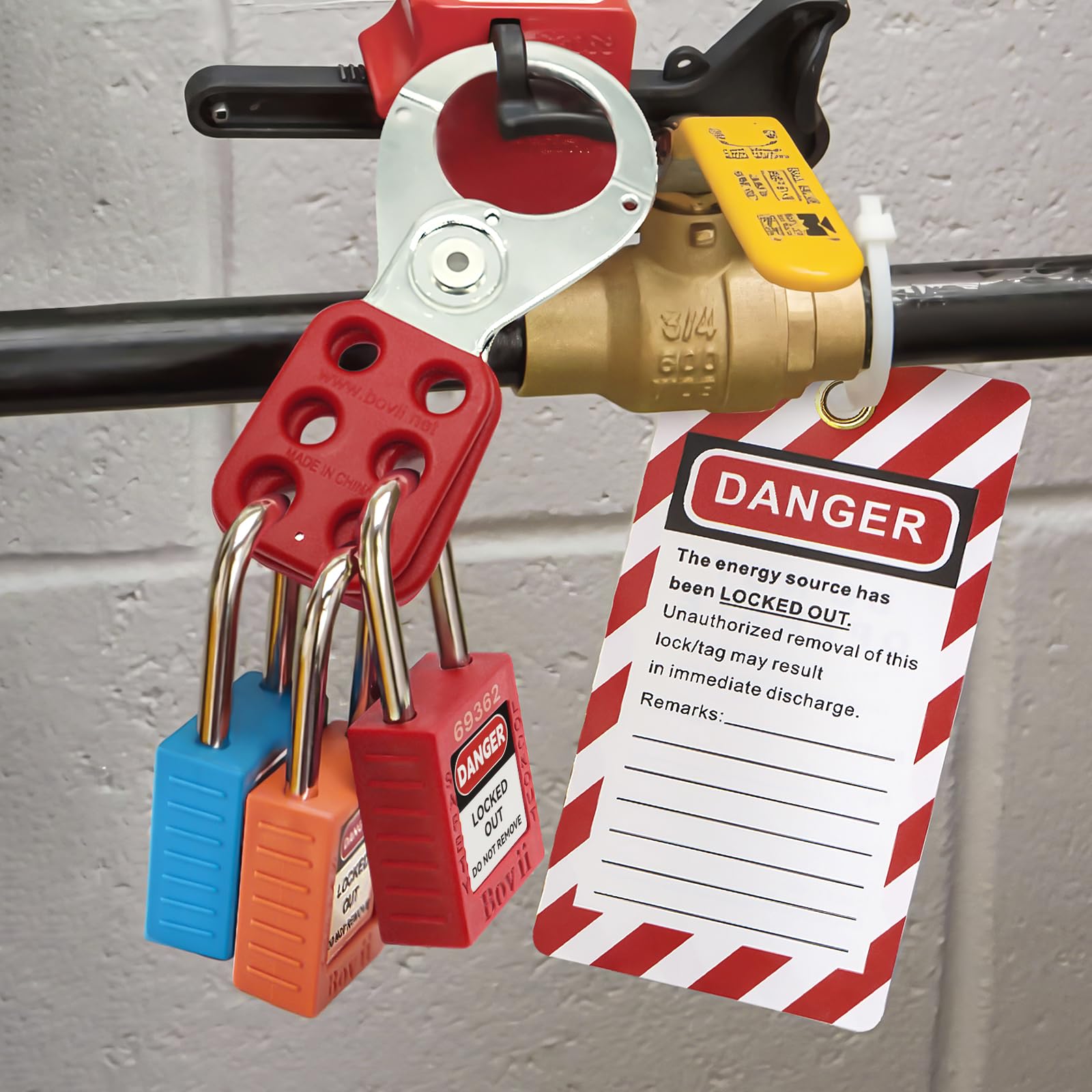 Lock Out Tag Out Kits For Electrical WUWEOT Lockout Tagout Kit ...