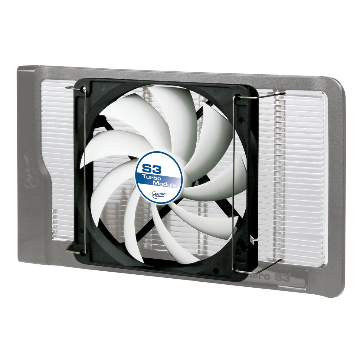 Arctic S3 Turbo Module - Powerful Ventilation Add-On for Accelero S3 – 120 mm Fan for Increasing The Cooling Performance to 200 Watts – Extension Fan Graphics Card Cooler Accelero S3