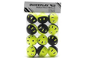 QUICKPLAY Indestructiballs: Ultra-Durable Junk Balls for Baseball and Softball