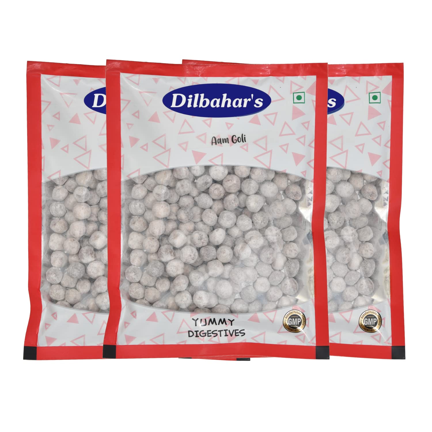 Dilbahar's Yummy Digestive Aam Goli 400g Pack of 3