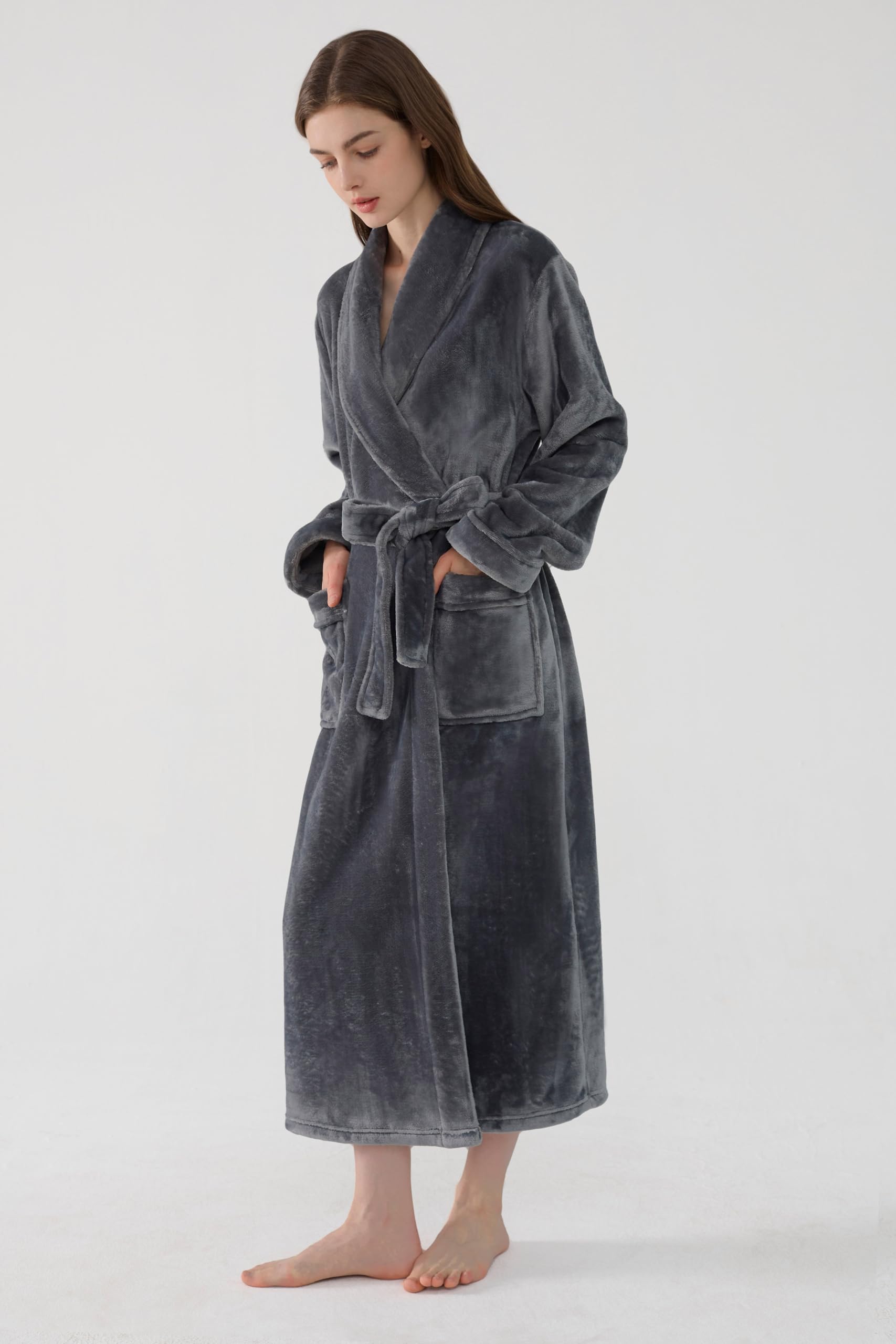 Heavyweight Robe Snapklik.com : Amorbella Plush Robes For Women Long Warm Fleece Soft ...