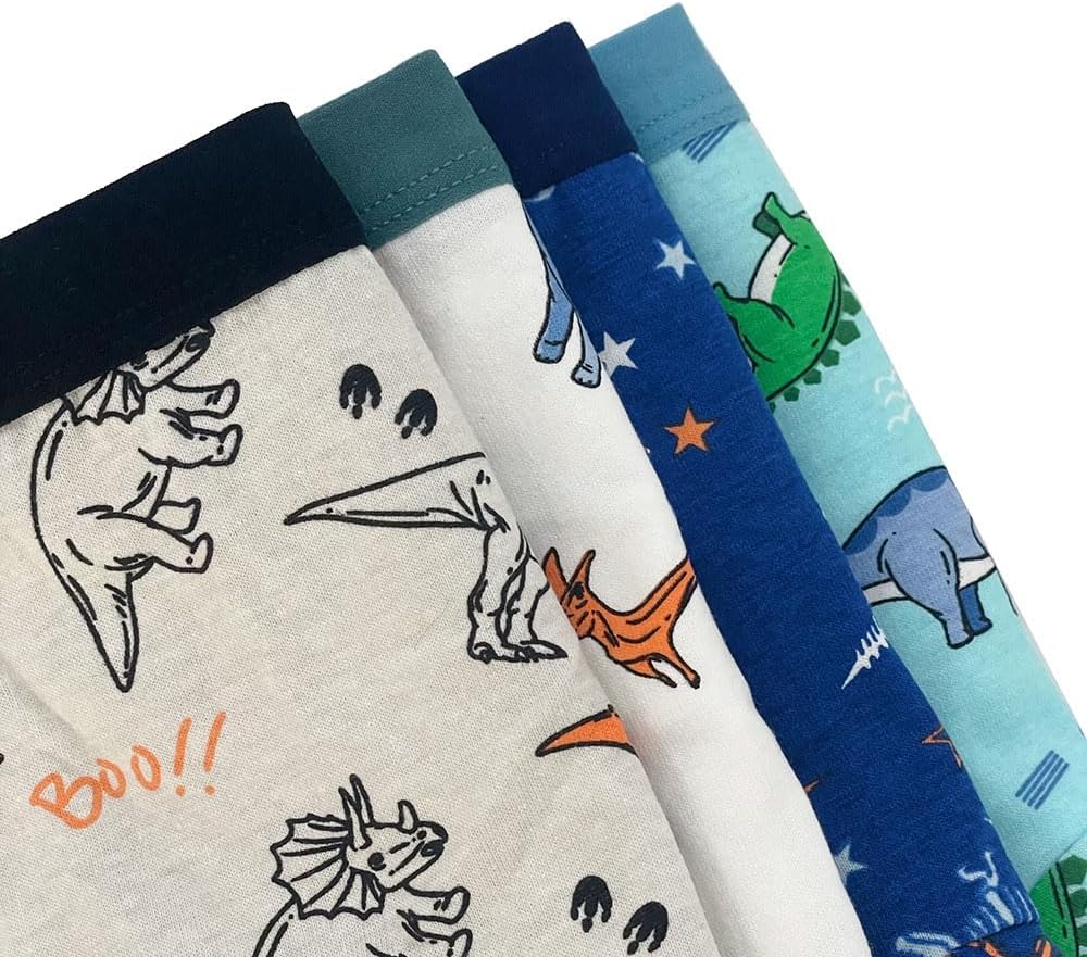 Boys' and Toddler Cotton Boxer Briefs Kids Underwear 8-Pack - Image 4