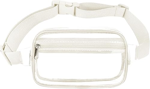 Miniatura 14 de VOROLO Riñonera para mujeres y hombres, bolsa cruzada, bolsa de cinturón con correa ajustable, Wood Grey, Talla única