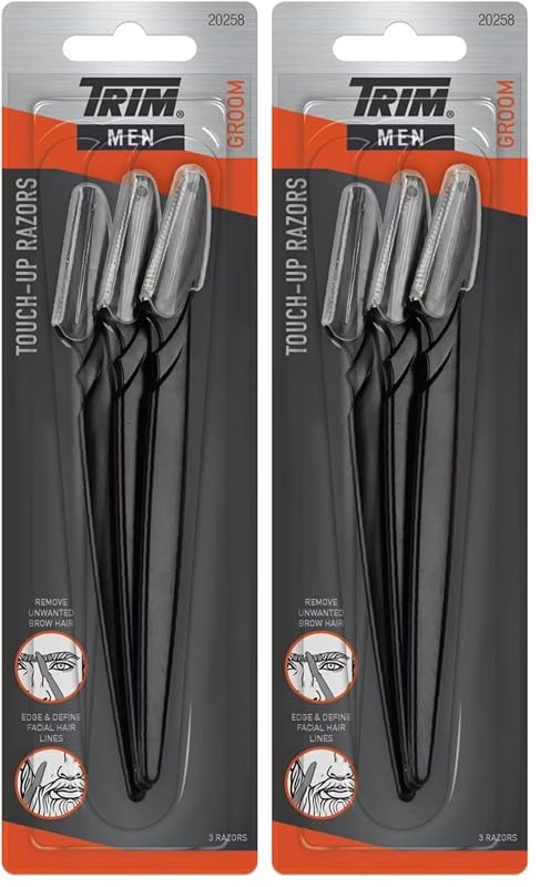 Aparelhos de barbear para retoques Trim, pacote com 2