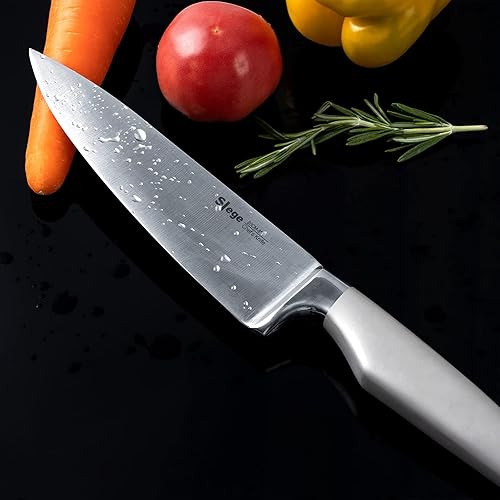 Miniatura 3 de Juego de cuchillos 15 piezas de cuchillos de cocina cuchillos de acero inoxidable con bloque de madera juego de cuchillos de chef profesionales para