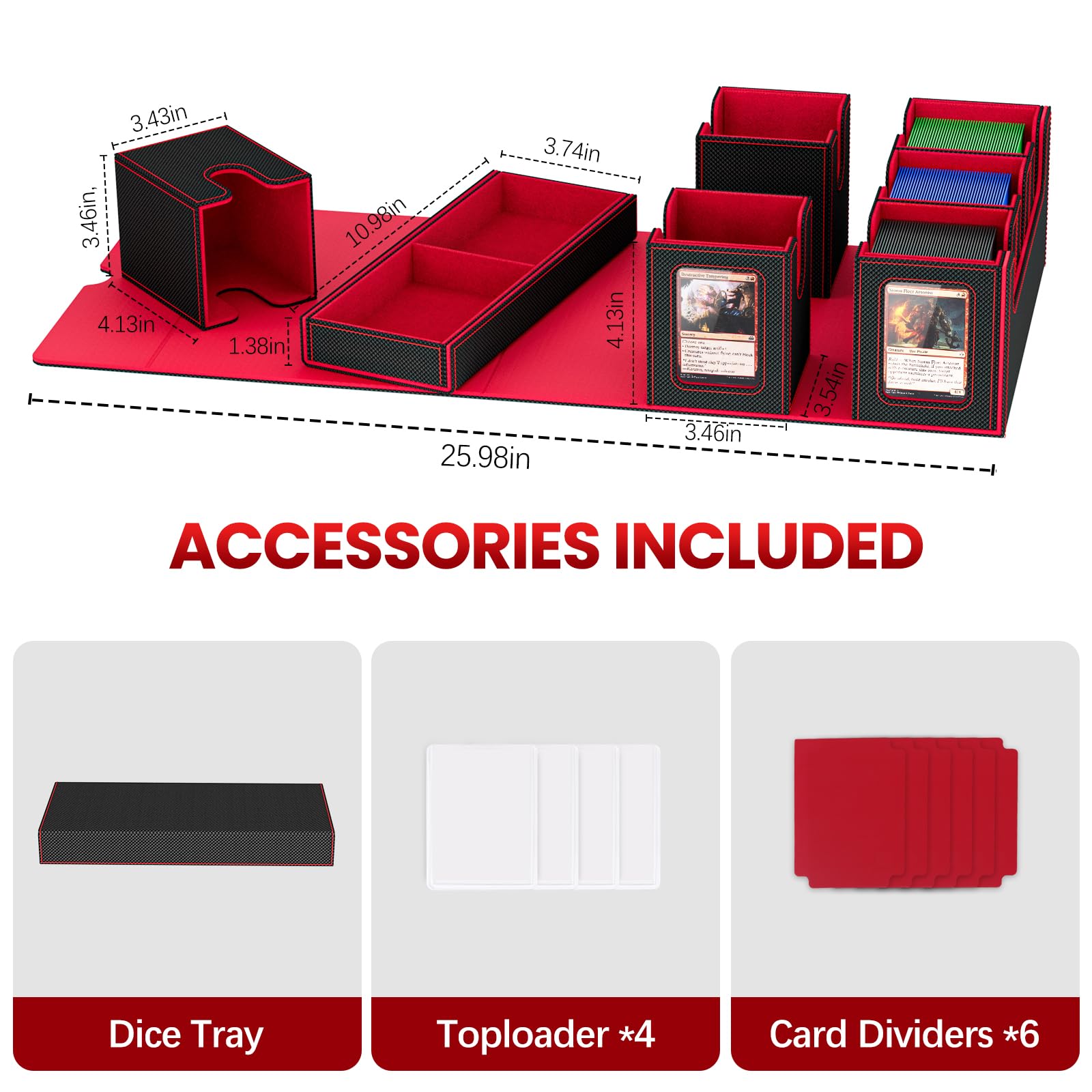 Amazon.co.jp: Gomyrod カードデッキボックス MTG用 司令官