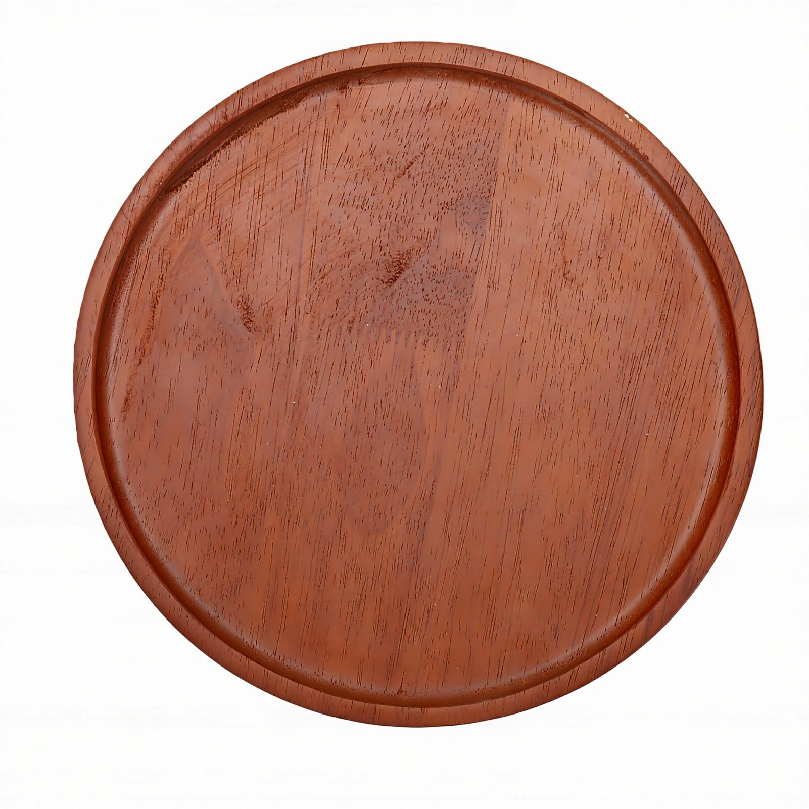 Bewinner Ensaladera de Vidrio con Tapa de Base de Madera, Gran Capacidad 9.06x5.91x5.71in Frutero de Diseño Acanalado, Plato Versátil para Servir para Cenas Familiares, Fiestas, Reuniones, (claro)