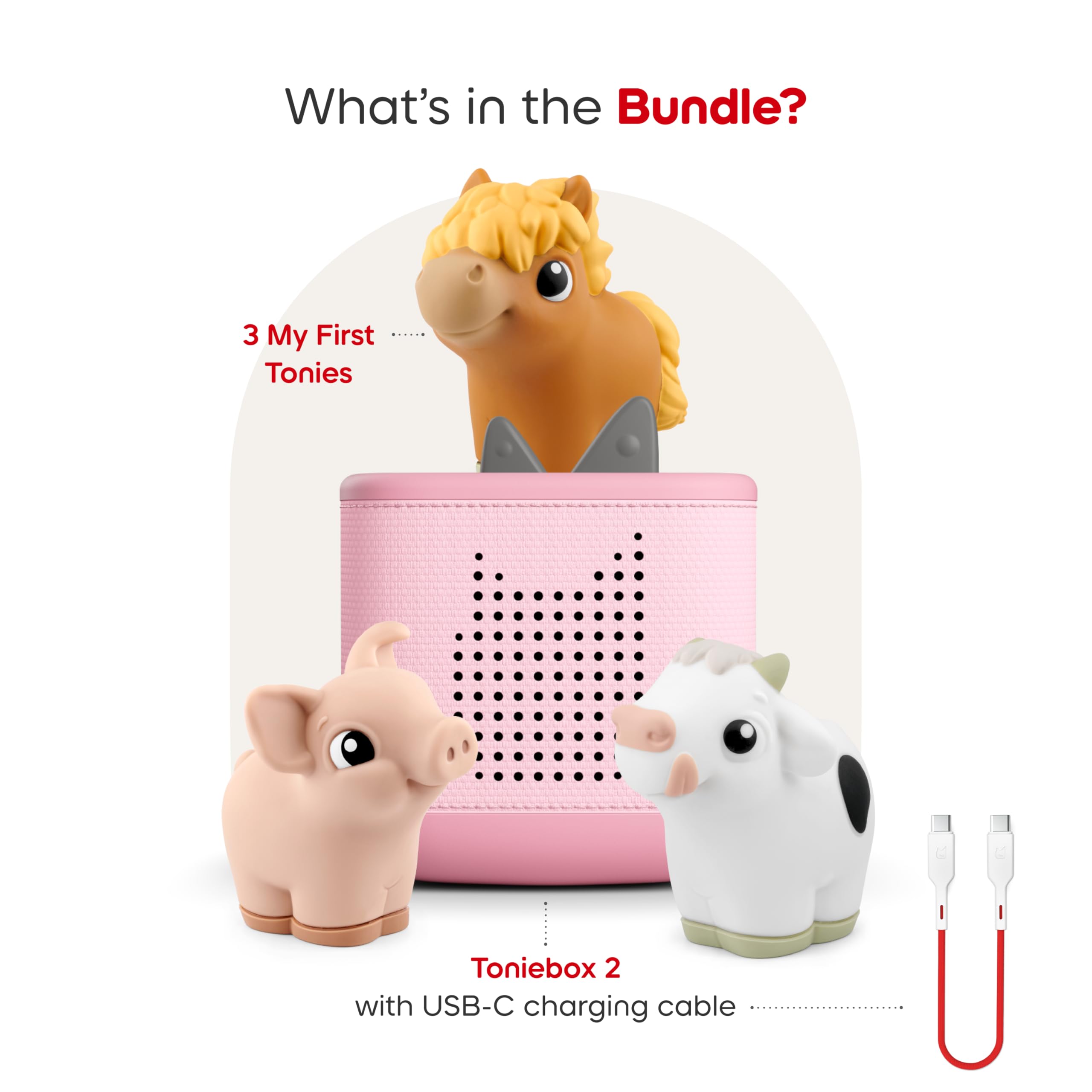 Amazon.co.jp: Tonies Toniebox 2 My First Bundle for Kids 1+ ソフト