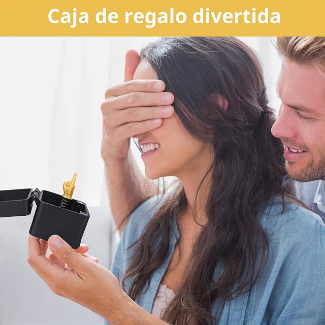 Foto 5 de 7 de SGQTZDZQ Regalos para el dedo medio, divertida caja de regalo sorpresa para el dedo medio