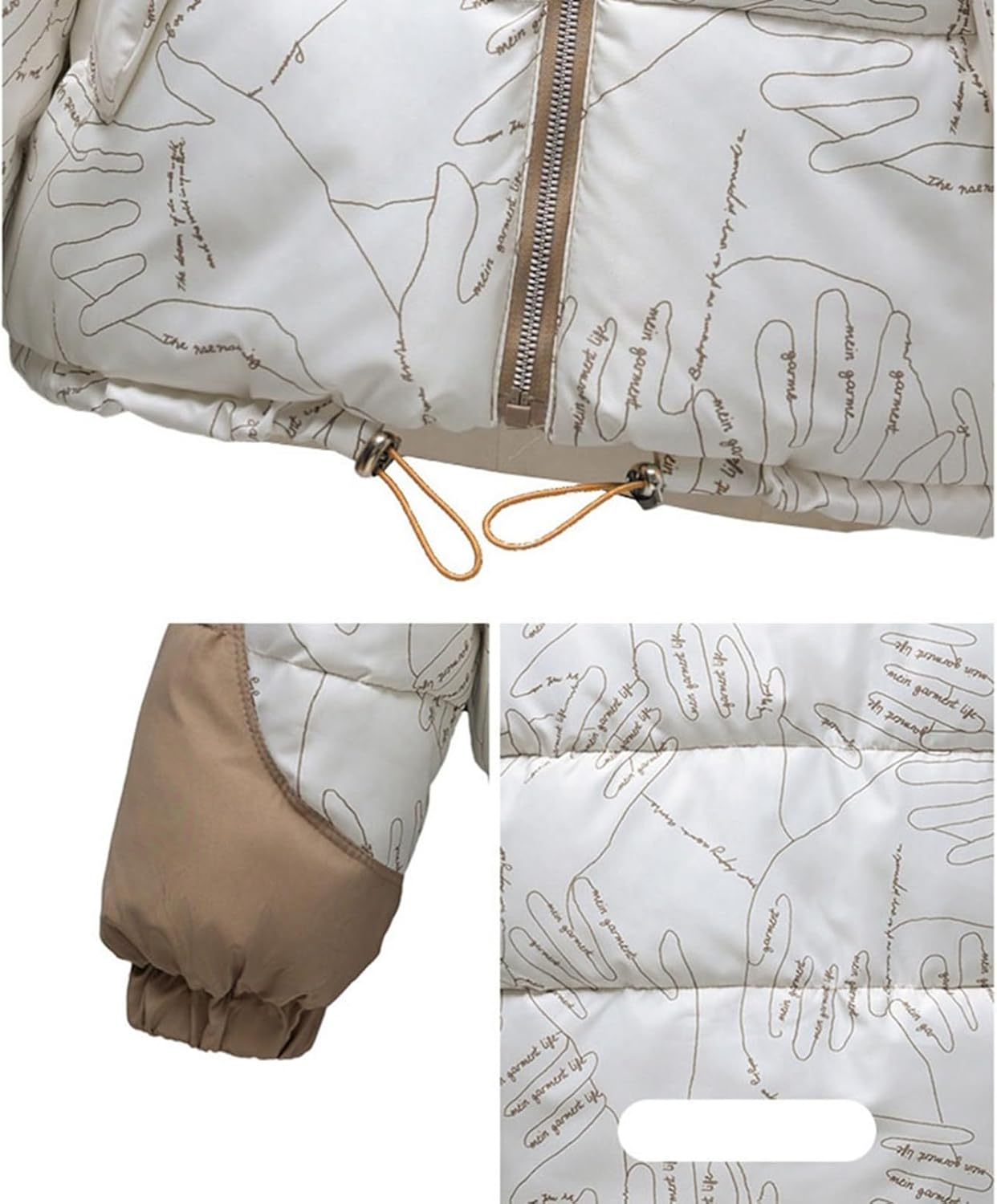 [Sakunaca] ショート丈 中綿ジャケット ダウンジャケット レディース 立ち襟 防風 防寒 暖かい 厚手 冬 カジュアル 韓