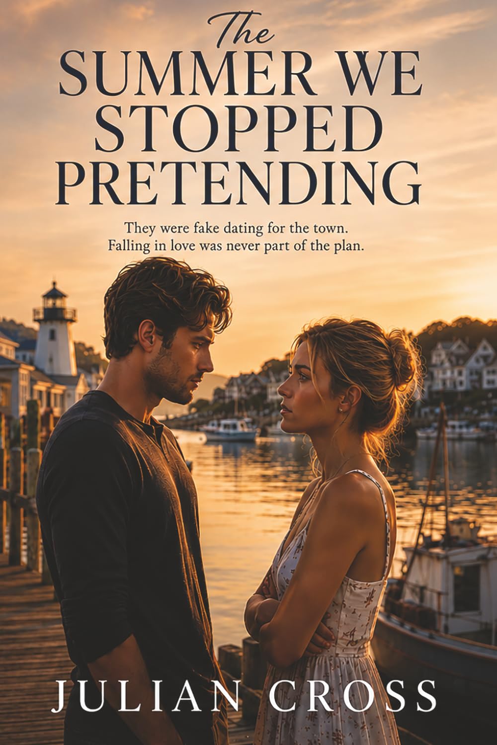 The Summer We Stopped Pretending: They were fake dating for the town. Falling in love was never part of the plan — Small Town Romance, Fake Relationship, Second Chance Love, Summer Love Story