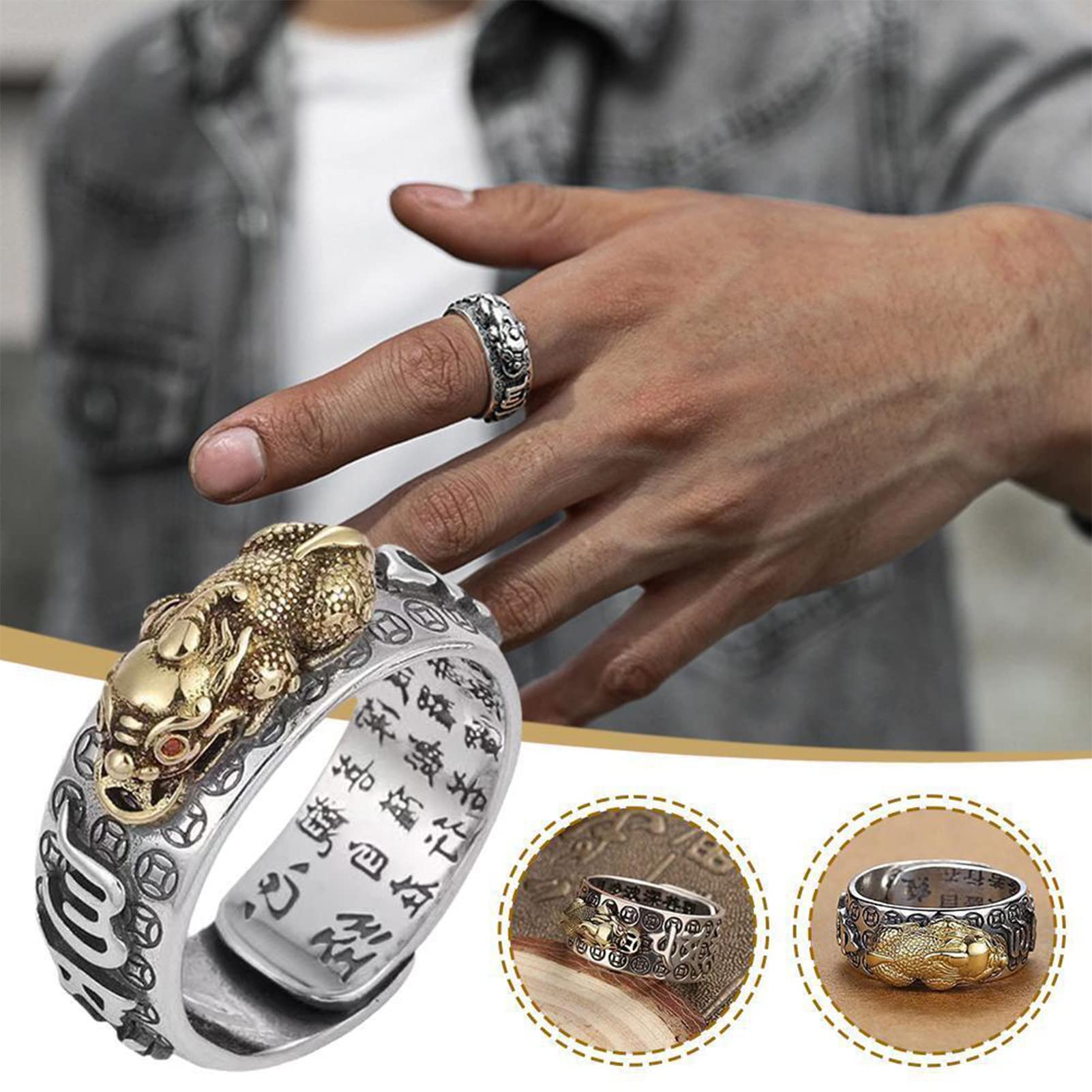 Japanse Boeddhistische Ring | Kanka Japan