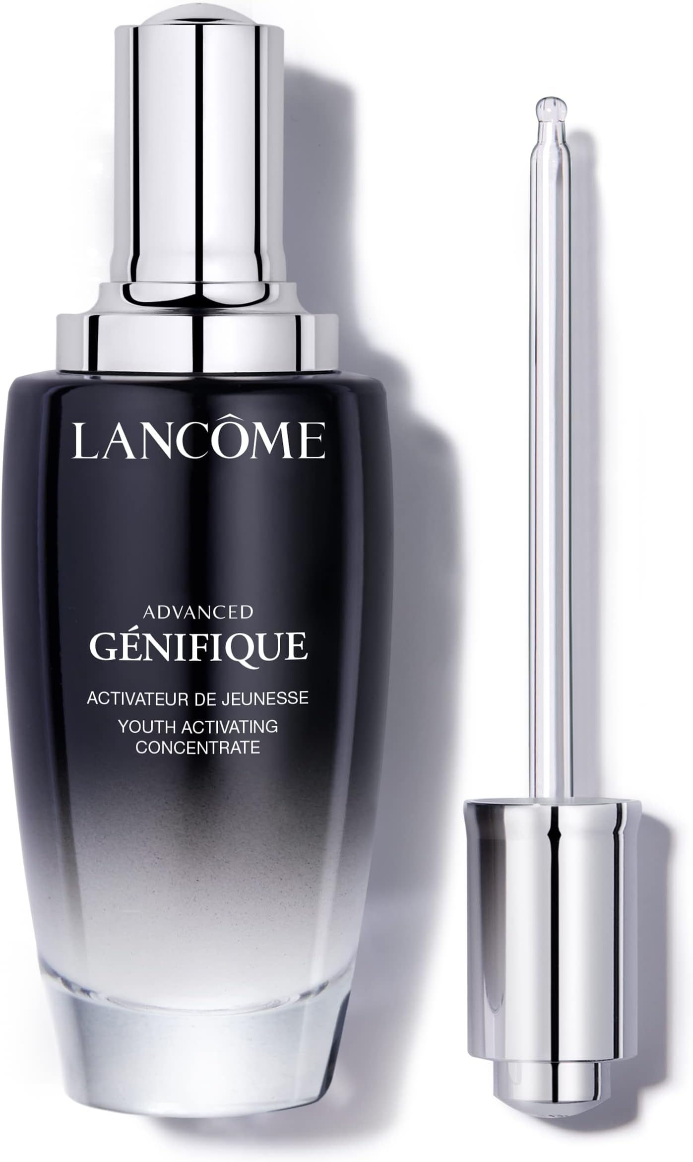Lancôme Advanced Génifique Radiance Boosting Anti-Aging Face Serum - Visibly Hydrates & Plumps Skin - with Bifidus Prebiotic, Hyaluronic Acid & Vitamin Cg