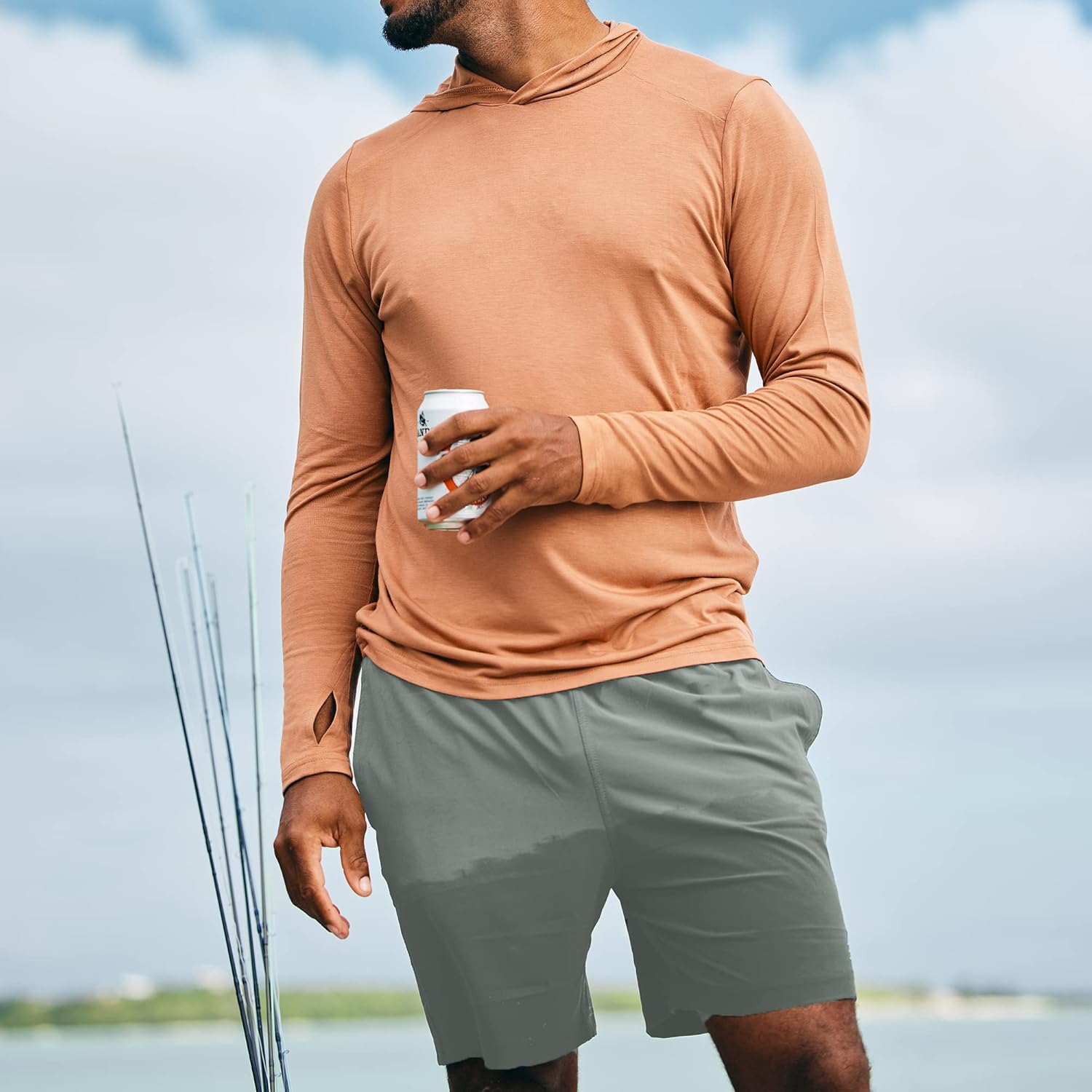 Free Fly Men's Breeze Short - 8" Inseam, Quick-Dry Lightweight Active Shorts for Men, UPF 50+ Sun Protection