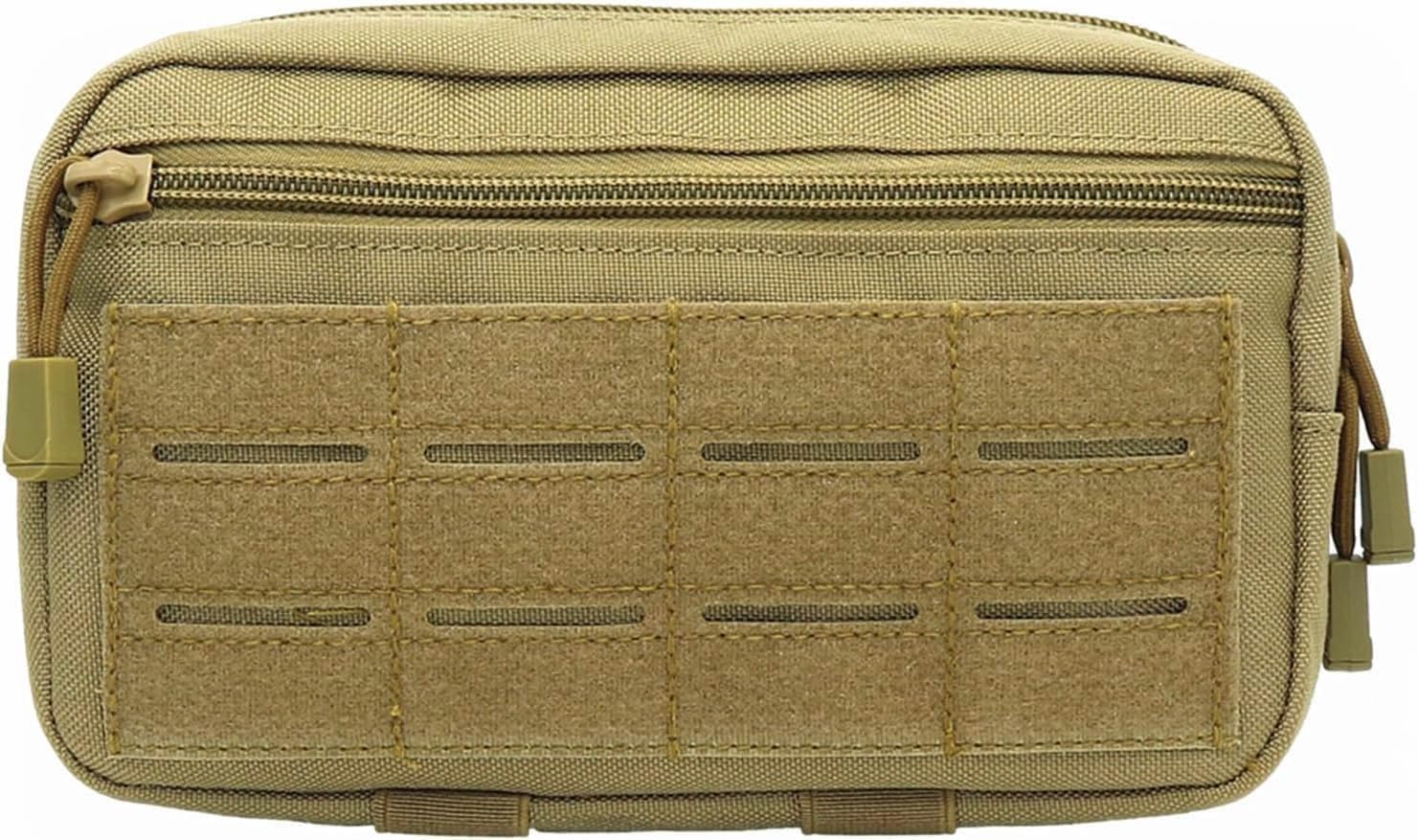 Tactical Molle Pouch, EDC Utility Belt Pouch, Multipurpose Military Waist Packs for Tools, Small Equipment Organizer for Outdoor Sports, Black/White, tactic — view 8
