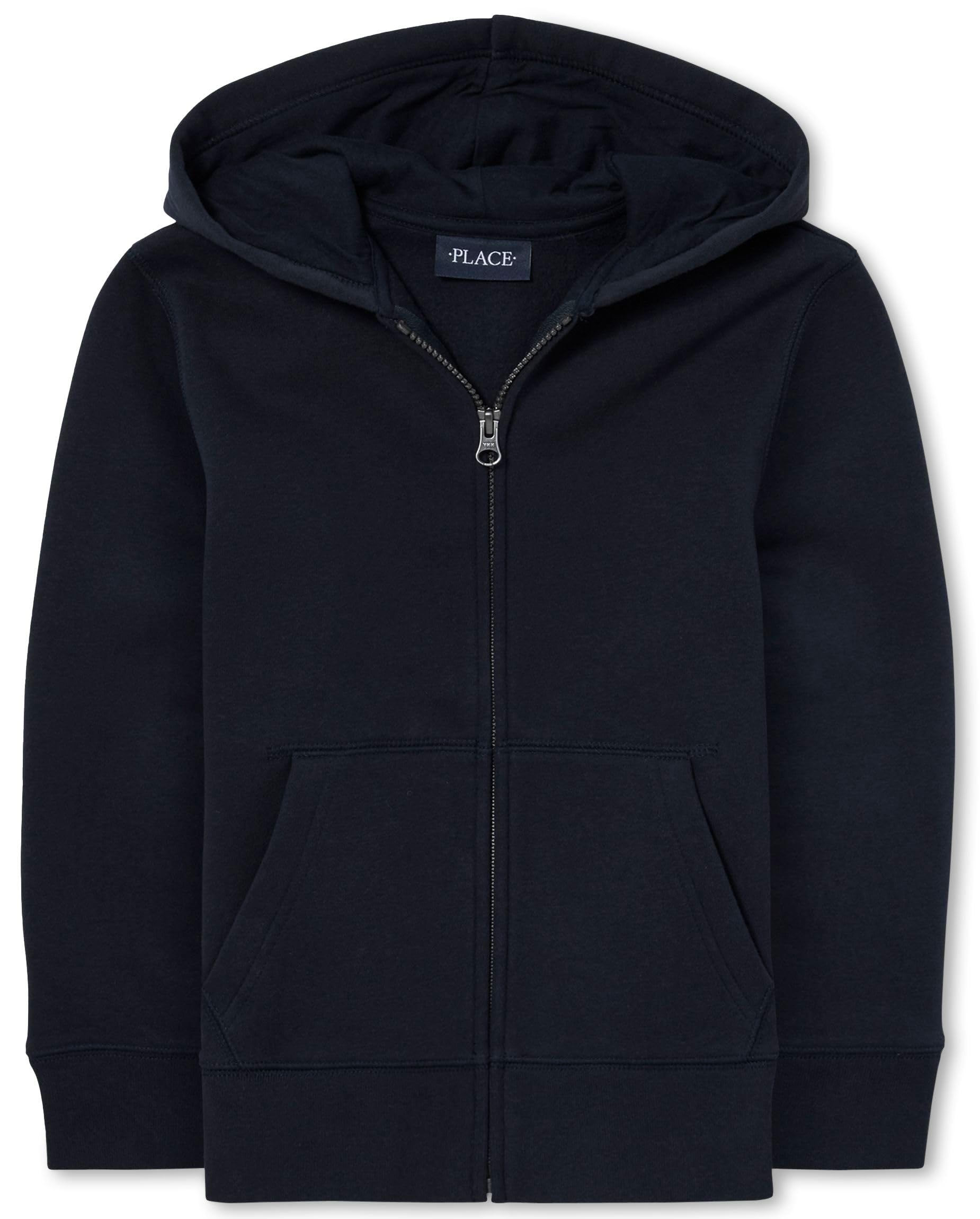 The Children's Place Boys' Uniform Zip Up Hoodie