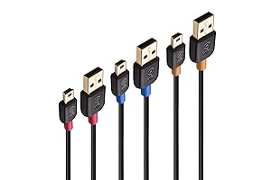 Cable Matters 3-Pack USB to Mini USB Cable 3 ft for Blue Yeti Microphone