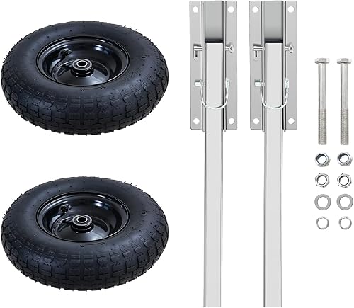 Miniatura 6 de Migoda Ruedas de Lanzamiento de Barco Premium, Rueda de Lanzamiento de Popa de Barco de 12", Ruedas de Barco Jon para Barcos Inflables y de