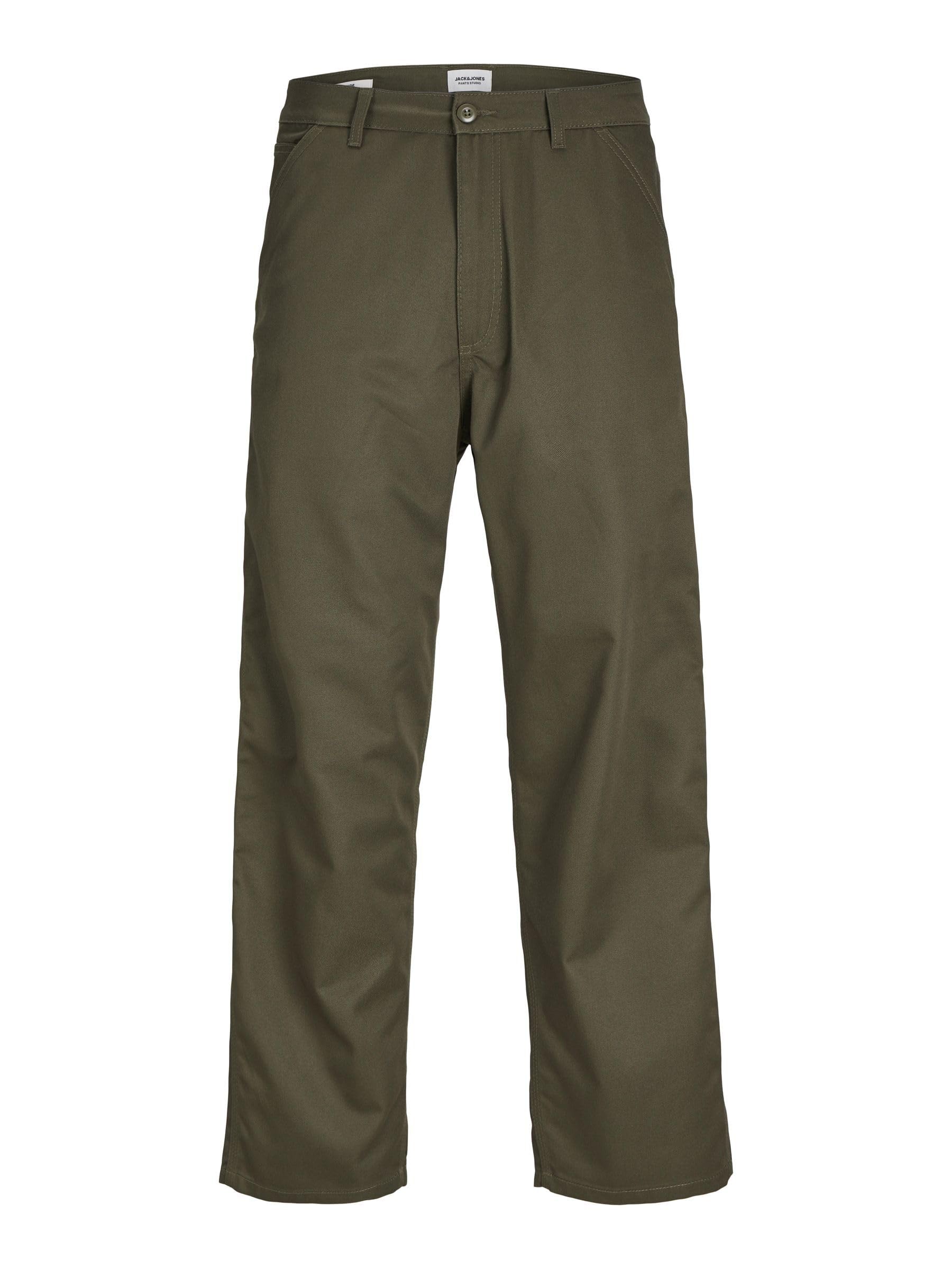 JACK & JONES Male Worker Trousers Wide Leg Fit Worker Trousers