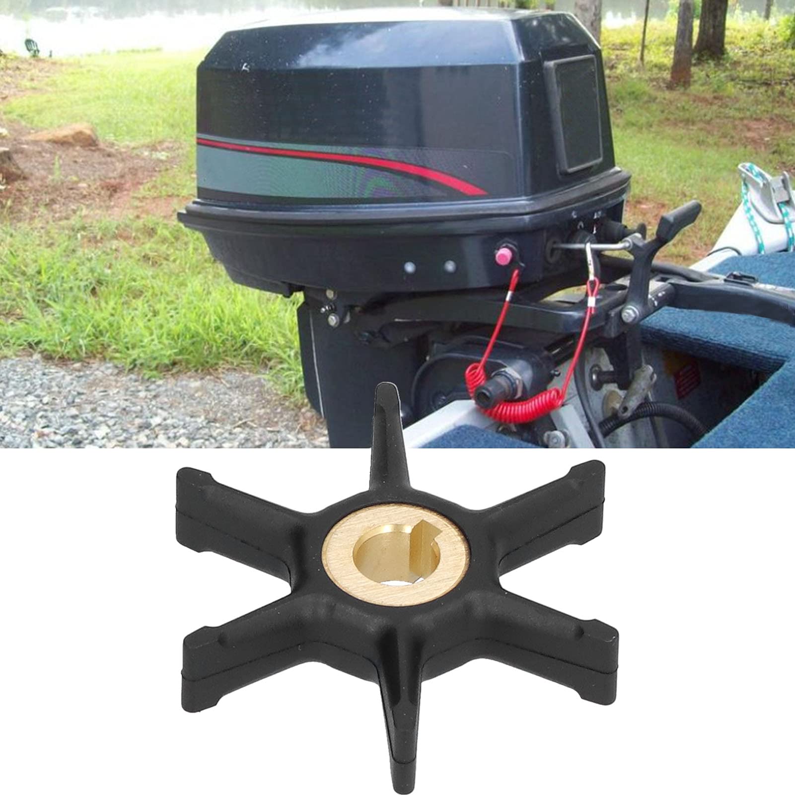 Girante 277181 in ottone per motori fuoribordo Evinrude 2 tempi 3HP 4HP 5HP 6HP 7.5HP