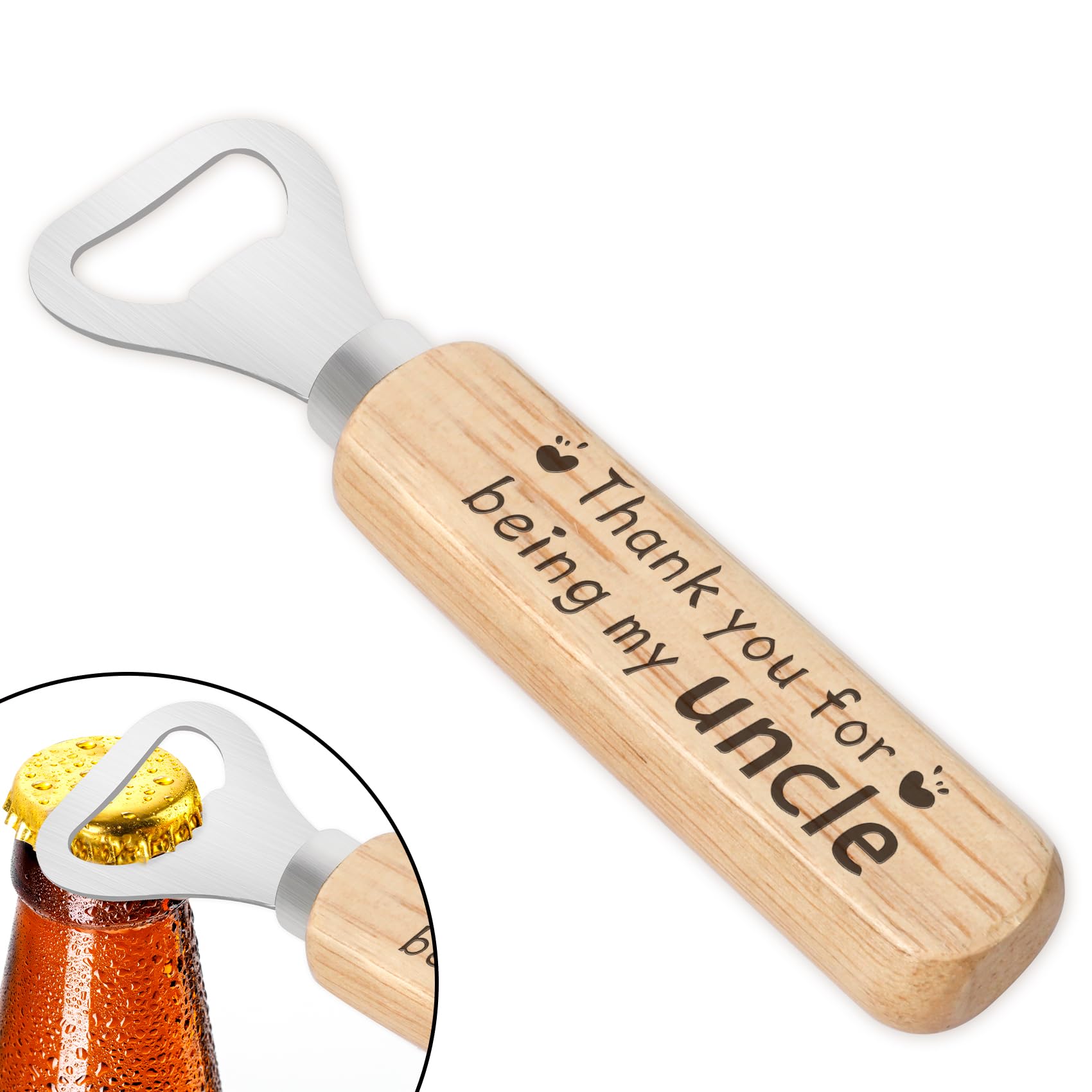 Gifts for Uncle Bottle Opener Uncle Gifts from Niece Nephew Uncle Birthday Gift Uncle Father's Day Presents Auntie and Uncle Gift Christmas Valentines Presents